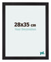 Mura MDF Photo Frame 28x35cm Back Wood Grain Front Size | Yourdecoration.co.uk