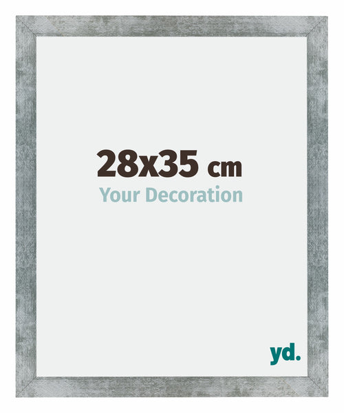 Mura MDF Photo Frame 28x35cm Iron Swept Front Size | Yourdecoration.co.uk