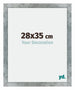 Mura MDF Photo Frame 28x35cm Iron Swept Front Size | Yourdecoration.co.uk