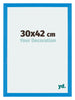 Mura MDF Photo Frame 30x42cm Bright Blue Front Size | Yourdecoration.co.uk