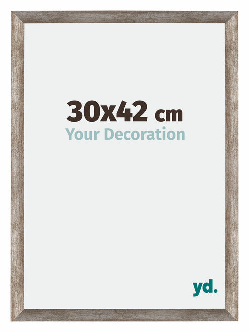 Mura MDF Photo Frame 30x42cm Metal Vintage Front Size | Yourdecoration.co.uk