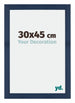 Mura MDF Photo Frame 30x45cm Dark Blue Swept Front Size | Yourdecoration.co.uk