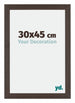 Mura MDF Photo Frame 30x45cm Oak Dark Front Size | Yourdecoration.co.uk