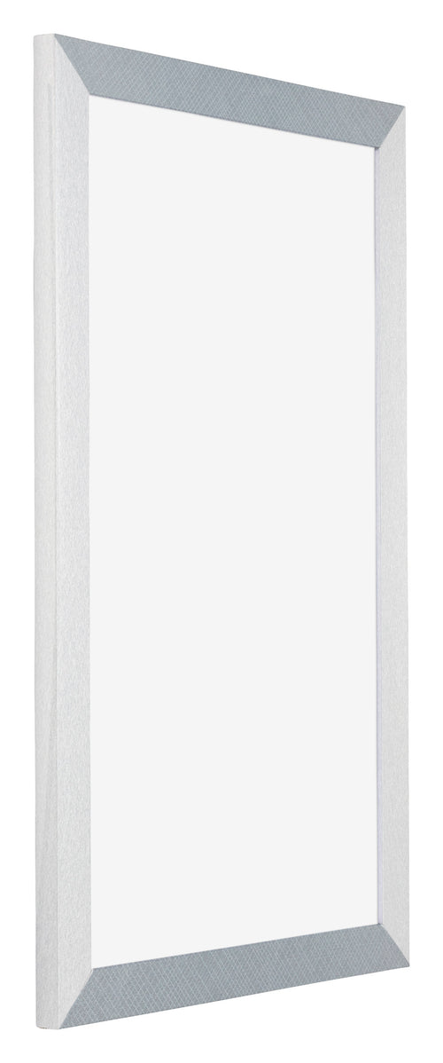 Mura MDF Photo Frame 30x50cm Aluminum Brushed Front Oblique | Yourdecoration.co.uk