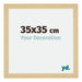 Mura MDF Photo Frame 35x35cm Maple Decor Front Size | Yourdecoration.co.uk