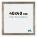 Mura MDF Photo Frame 40x40cm Metal Vintage Front Size | Yourdecoration.co.uk
