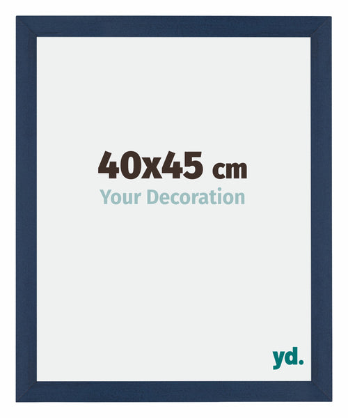 Mura MDF Photo Frame 40x45cm Dark Blue Swept Front Size | Yourdecoration.co.uk
