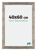 Mura MDF Photo Frame 40x60cm Metal Vintage Front Size | Yourdecoration.co.uk