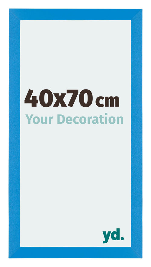 Mura MDF Photo Frame 40x70cm Bright Blue Front Size | Yourdecoration.co.uk