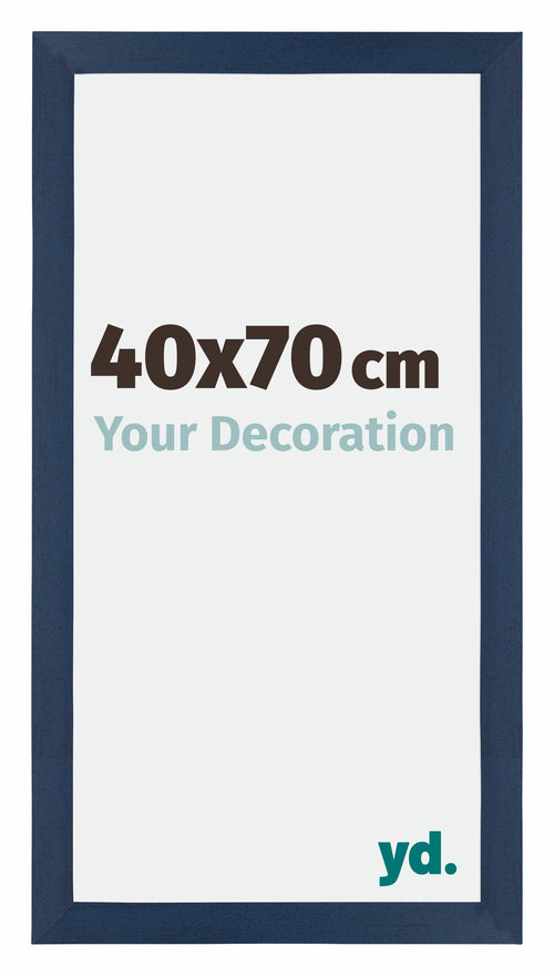 Mura MDF Photo Frame 40x70cm Dark Blue Swept Front Size | Yourdecoration.co.uk