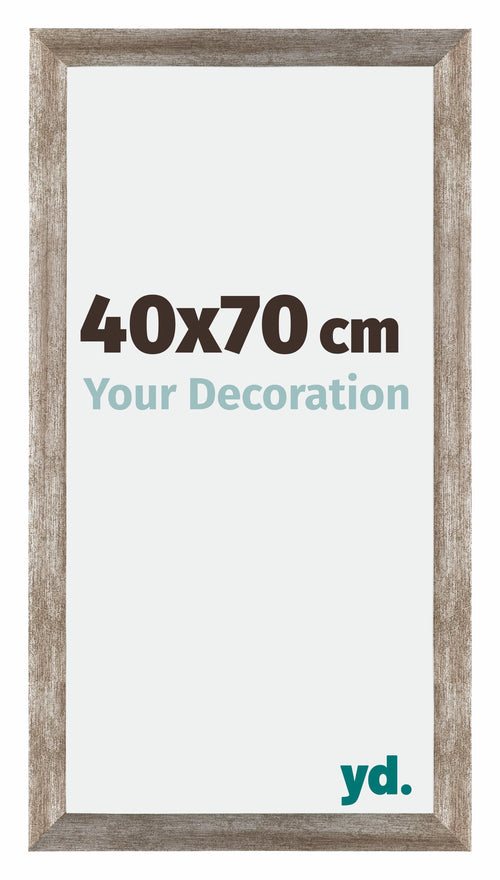 Mura MDF Photo Frame 40x70cm Metal Vintage Front Size | Yourdecoration.co.uk