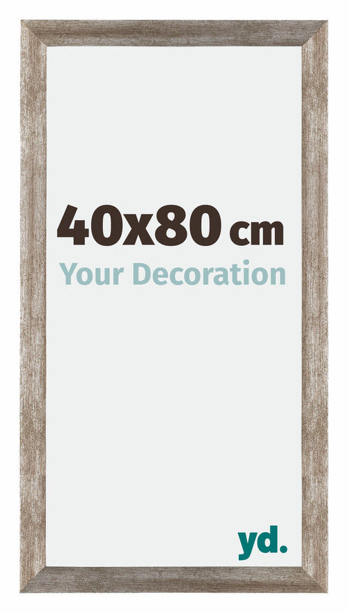 Mura MDF Photo Frame 40x80cm Metal Vintage Front Size | Yourdecoration.co.uk
