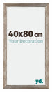 Mura MDF Photo Frame 40x80cm Metal Vintage Front Size | Yourdecoration.co.uk