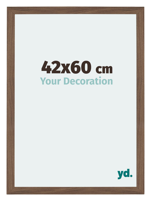 Mura MDF Photo Frame 42x60cm Walnut Dark Front Size | Yourdecoration.co.uk