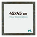 Mura MDF Photo Frame 45x45cm Blue Gold Melange Front Size | Yourdecoration.co.uk