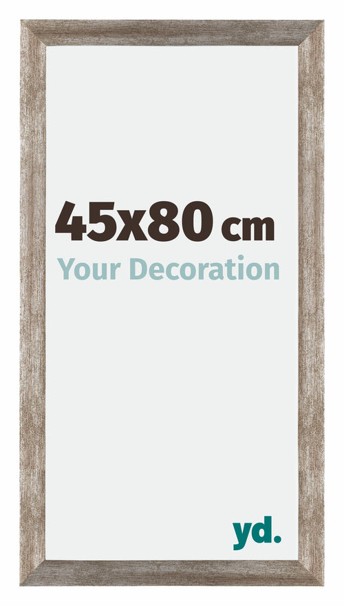 Mura MDF Photo Frame 45x80cm Metal Vintage Front Size | Yourdecoration.co.uk