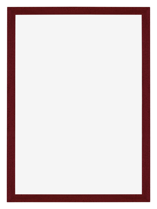 Mura MDF Photo Frame 48x67cm Wine Red Swept Front | Yourdecoration.co.uk