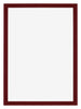 Mura MDF Photo Frame 48x67cm Wine Red Swept Front | Yourdecoration.co.uk