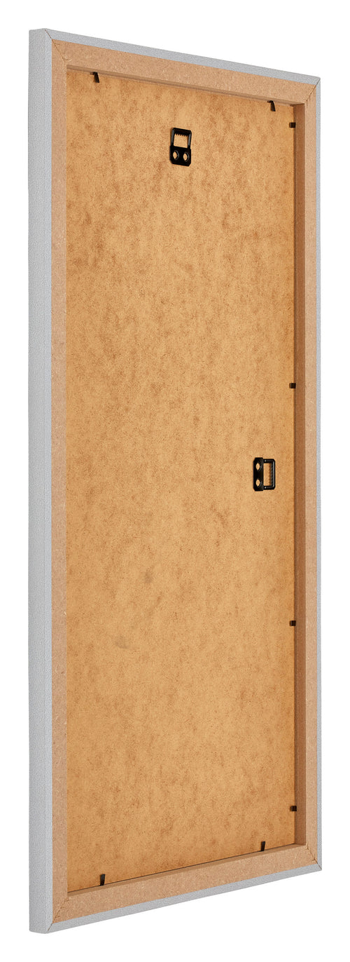 Mura MDF Photo Frame 50x100cm Silver Matte Back Oblique | Yourdecoration.co.uk