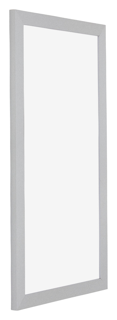 Mura MDF Photo Frame 50x100cm Silver Matte Front Oblique | Yourdecoration.co.uk