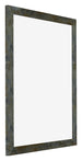 Mura MDF Photo Frame 50x65cm Blue Gold Melange Front Oblique | Yourdecoration.co.uk