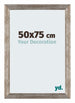 Mura MDF Photo Frame 50x75cm Metal Vintage Front Size | Yourdecoration.co.uk