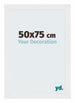 Mura MDF Photo Frame 50x75cm White High Gloss Front Size | Yourdecoration.co.uk