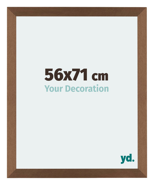 Mura MDF Photo Frame 56x71cm Copper Design Front Size | Yourdecoration.co.uk