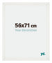 Mura MDF Photo Frame 56x71cm White Wiped Front Size | Yourdecoration.co.uk