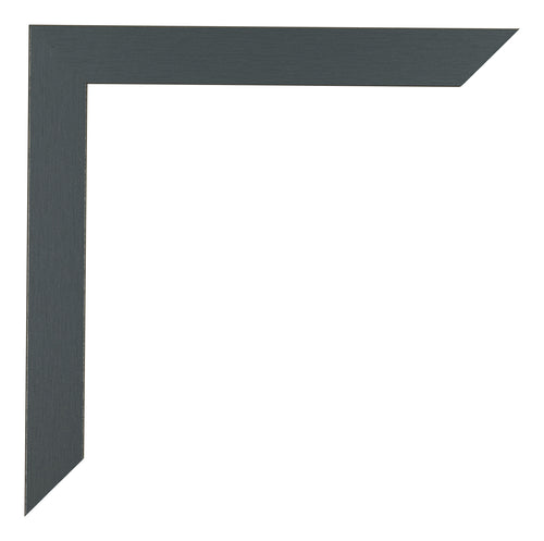 Mura MDF Photo Frame 60x60cm Anthracite Detail Corner | Yourdecoration.co.uk