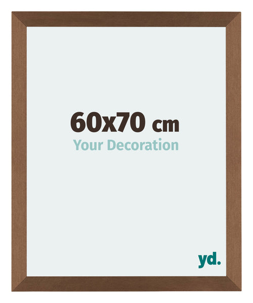 Mura MDF Photo Frame 60x70cm Copper Design Front Size | Yourdecoration.co.uk