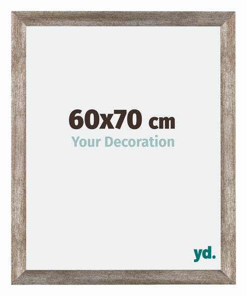 Mura MDF Photo Frame 60x70cm Metal Vintage Front Size | Yourdecoration.co.uk