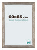 Mura MDF Photo Frame 60x85cm Metal Vintage Front Size | Yourdecoration.co.uk