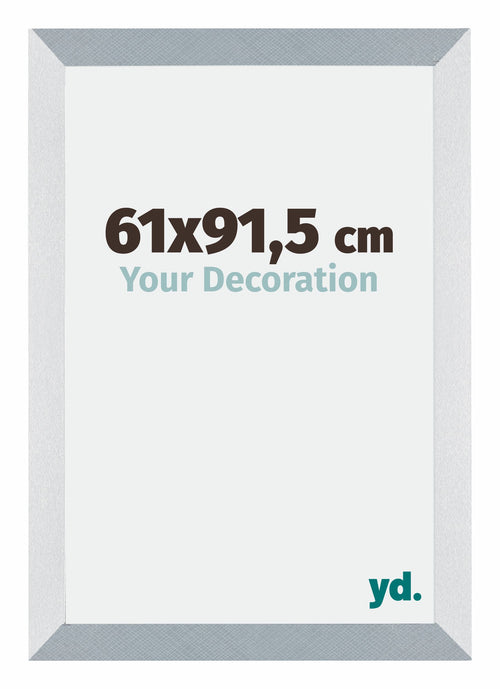 Mura MDF Photo Frame 61x91 5cm Aluminum Brushed Front Size | Yourdecoration.co.uk