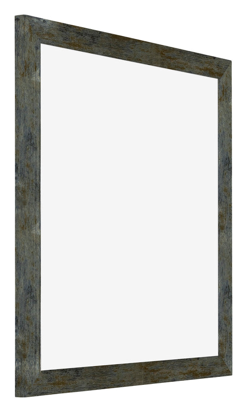 Mura MDF Photo Frame 70x70cm Blue Gold Melange Front Oblique | Yourdecoration.co.uk