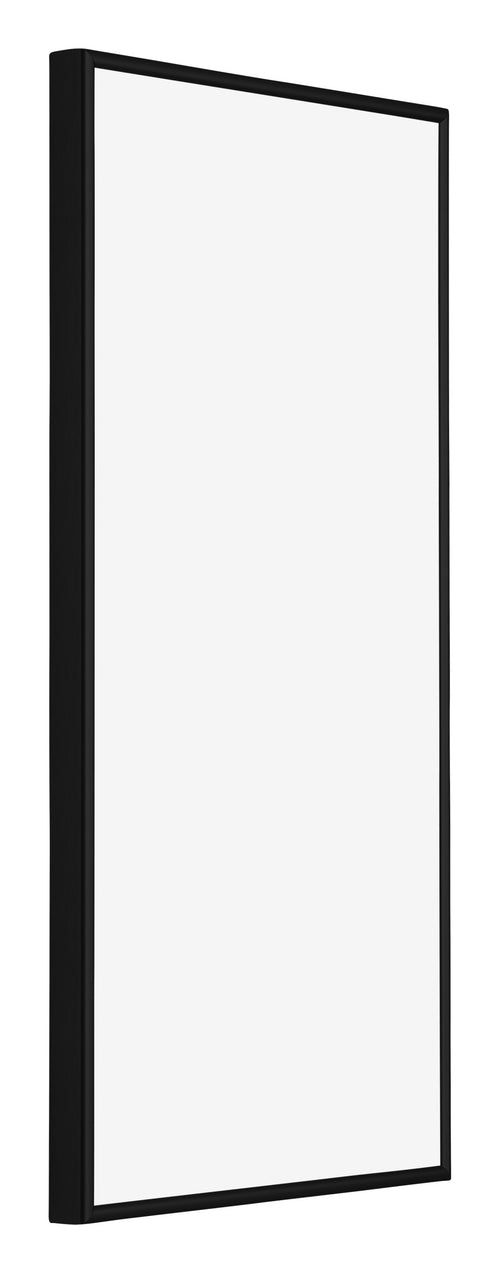 New York Aluminium Photo Frame 20x40cm Black Matt Front Oblique | Yourdecoration.co.uk