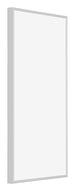 New York Aluminium Photo Frame 20x40cm Silver Matt Front Oblique | Yourdecoration.co.uk