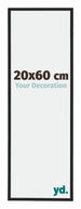 New York Aluminium Photo Frame 20x60cm Black Matt Front Size | Yourdecoration.co.uk