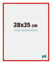 New York Aluminium Photo Frame 28x35cm Ferrari Red Front Size | Yourdecoration.co.uk