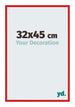 New York Aluminium Photo Frame 32x45cm Red Ferarri Front Size | Yourdecoration.co.uk