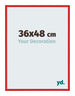 New York Aluminium Photo Frame 36x48cm Red Ferarri Front Size | Yourdecoration.co.uk