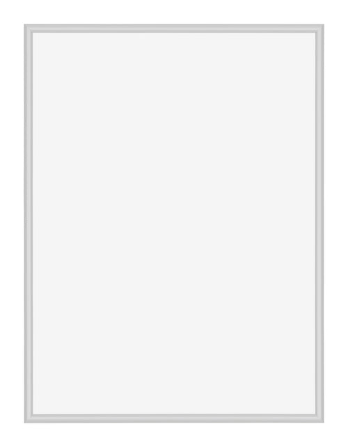 New York Aluminium Photo Frame 46x61cm Silver Matte Front | Yourdecoration.co.uk