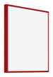 New York Aluminium Photo Frame 55x55cm Ferrari Red Front Oblique | Yourdecoration.co.uk