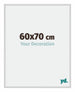 New York Aluminium Photo Frame 60x70cm Silver Matt Front Size | Yourdecoration.co.uk