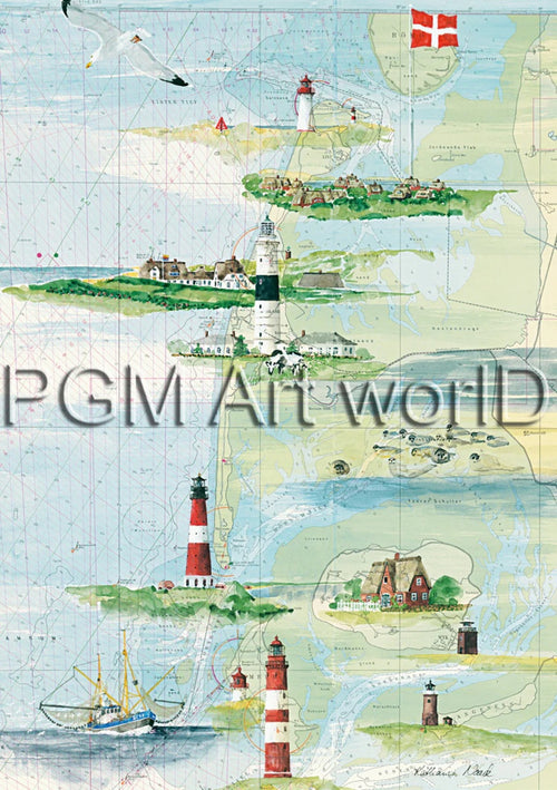 PGM NK 02 Katharina Noack Sylt und Amrum Art Print 50x70cm | Yourdecoration.co.uk