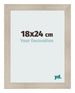 Photo Frame 18x24cm Oak Rustic MDF Pisa Front Size | Yourdecoration.co.uk