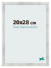 Photo Frame 20x28cm Aluminum Brushed MDF Pisa Front Size | Yourdecoration.co.uk
