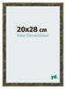Photo Frame 20x28cm Blue Gold Melange MDF Pisa Front Size | Yourdecoration.co.uk