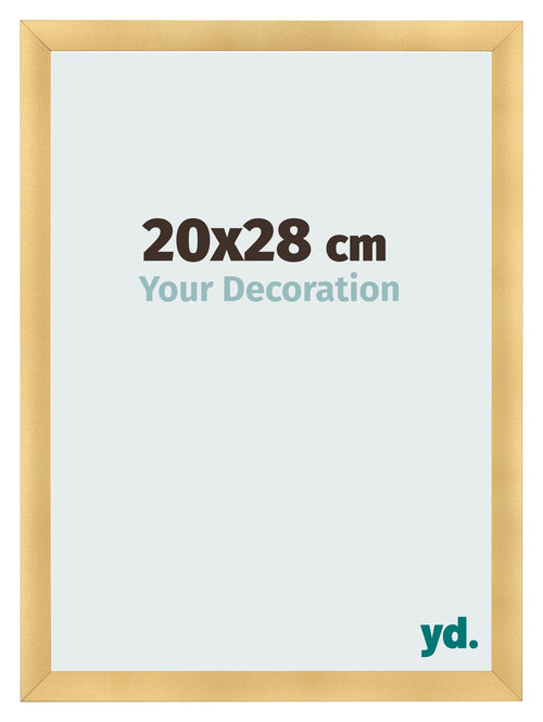 Photo Frame 20x28cm Gold Vintage MDF Pisa Front Size | Yourdecoration.co.uk