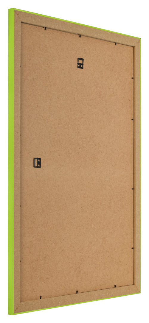 Photo Frame 20x28cm Green MDF Pisa Back Oblique | Yourdecoration.co.uk